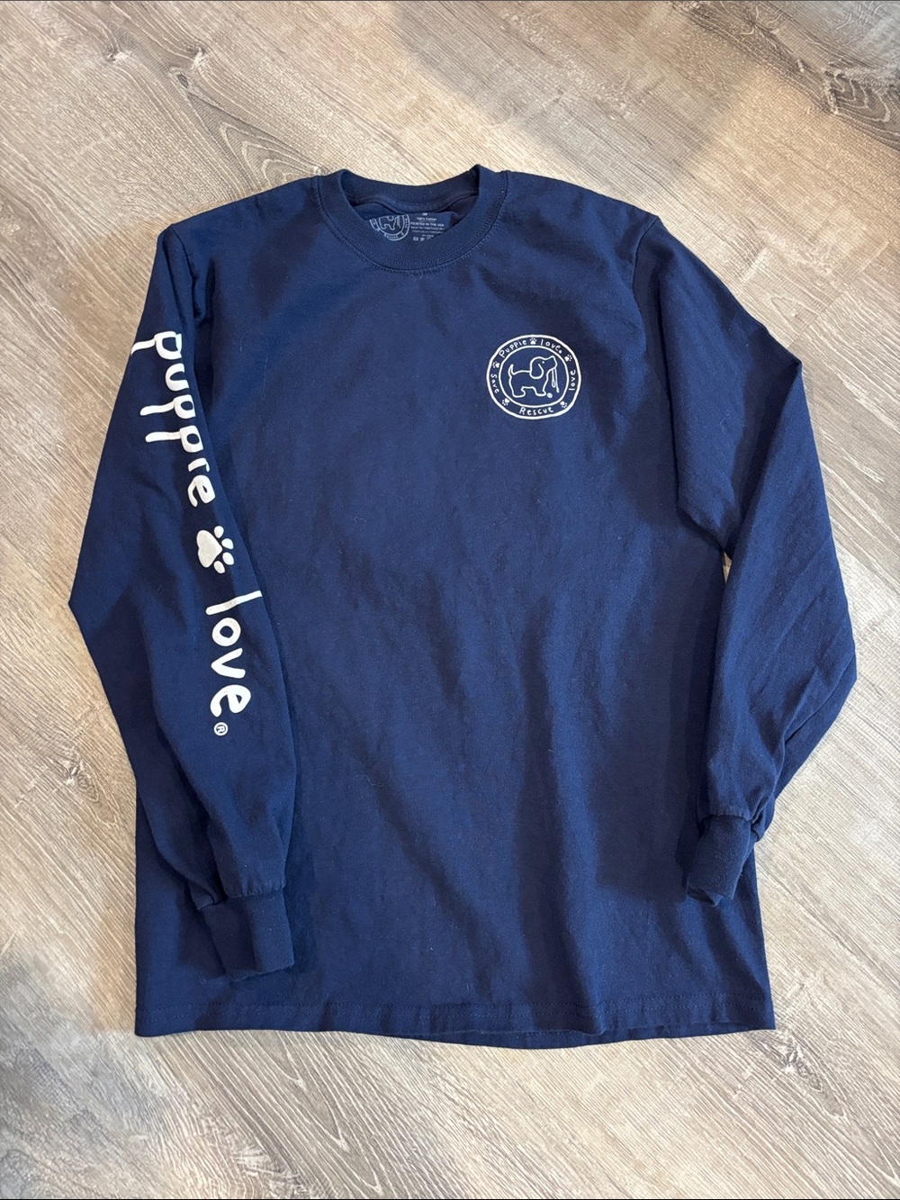 Puppie Love Long Sleeve Crewneck Shirt